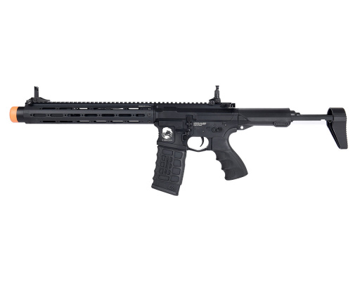 G&G 12 inch PDW15-AR Airsoft AEG Rifle w/ Battery & Charger ( BLACK )