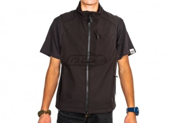 Condor Outdoor Core Softshell Vest Shirt ( Black / Option )