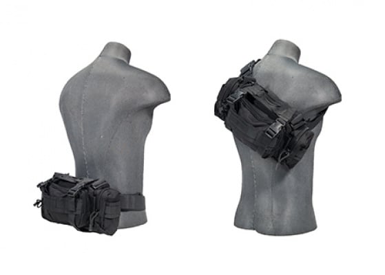 Tac 9 AC-180B Tactical Buttpack ( Black )