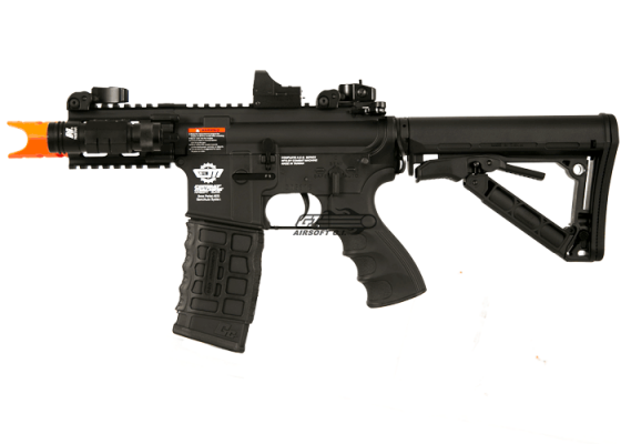 G&G Combat Machine Fire Hawk M4 Carbine AEG Airsoft Rifle ( Black / Battery & Charger Package )