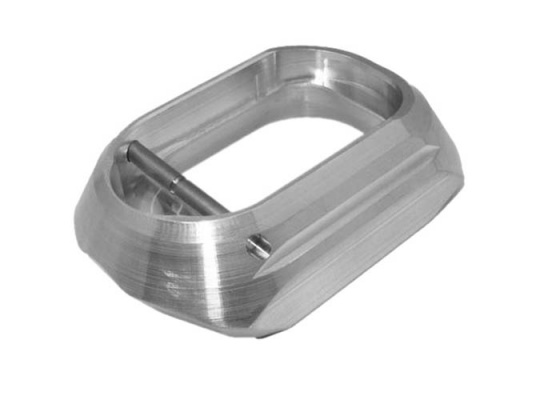 5KU Full Metal CNC SHPD Style Magwell Attachment For Tokyo Marui Hi-Capa 5.1/1911 ( Silver )