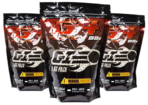 Airsoft GI G4 .25g 1Kg 4000 ct. BBs 3 Bag Special ( White )