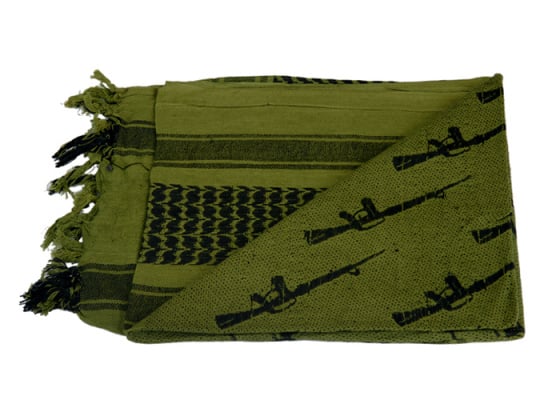 Tac 9 AC-3100 Shemagh M16 Pattern ( OD Green )