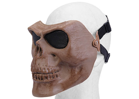 Emerson Mesh Skull Full Face Mask ( Dried Bone )
