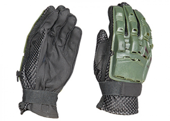 Tac 9 Paintball Gloves Full Finger ( OD Green / XL )