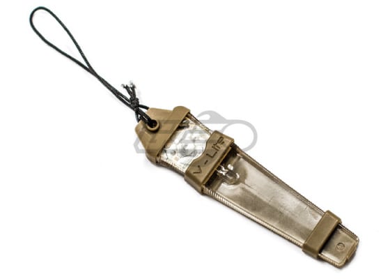 Lancer Tactical V-Lite Helmet Mounted Distress Marker Light ( Dark Earth / Blue )