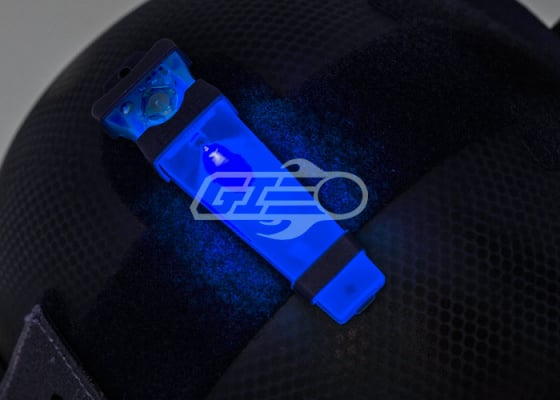 Lancer Tactical V-Lite Helmet Mounted Distress Marker Light ( Dark Earth / Blue )