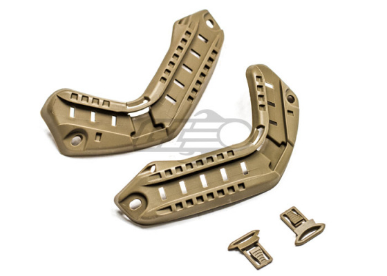 Lancer Tactical ARC Helmet Rail Set ( Flat Dark Earth )