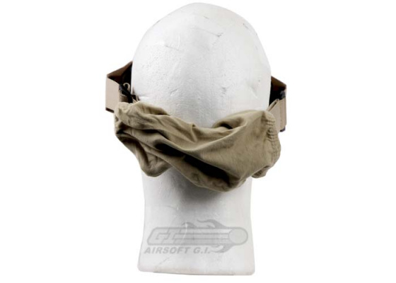 Lancer Tactical CA-203T Airsoft Safety Smoke / Clear / Yellow Multi Lens Kit Goggles Basic ( Tan )