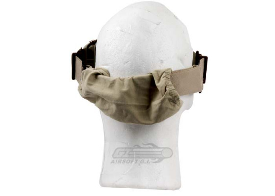 Lancer Tactical CA-223T Airsoft Safety Smoke / Clear / Yellow Multi Lens Kit Goggles Vented ( Tan )