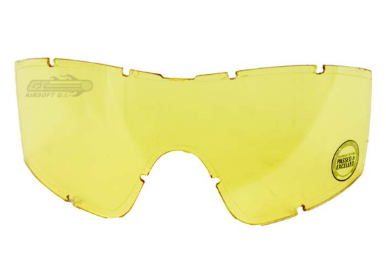Lancer Tactical CA-223T Airsoft Safety Smoke / Clear / Yellow Multi Lens Kit Goggles Vented ( Tan )