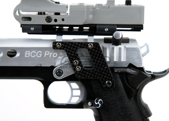 Targets on Sight BGC Open Class GBB Airsoft Pistol (Silver/Black)