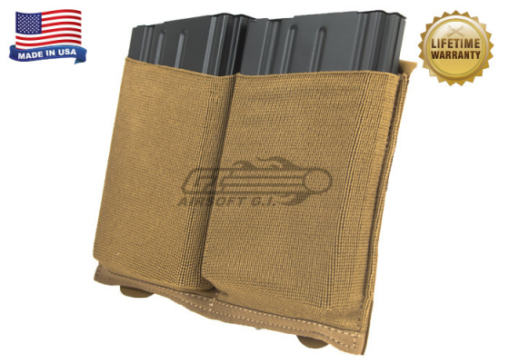 Blue Force Gear Ten-Speed Double SR25 Magazine Pouch Helium Whisper ( Coyote )