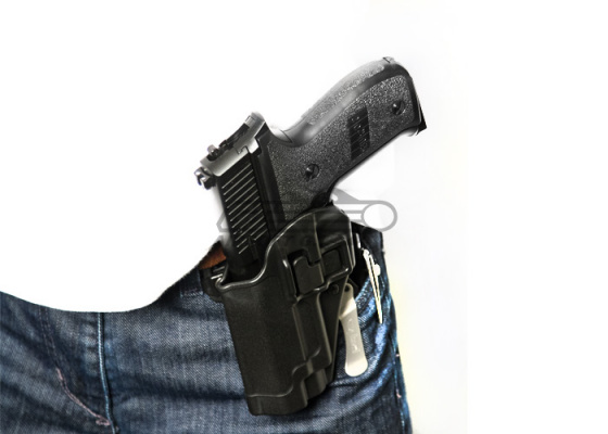 BLACKHAWK SERPA CQC Holster for Sig 220/226 ( Black / Left Handed )