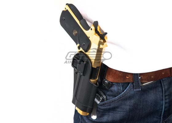 BLACKHAWK SERPA CQC Holster for 1911 Commander ( Black / Right Handed )