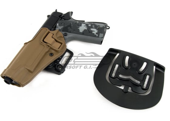 BLACKHAWK SERPA CQC Holster for 1911 / 1911 Rail ( Coyote / Left Handed )