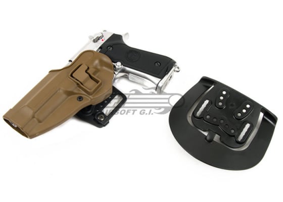 BLACKHAWK SERPA CQC Holster for Beretta M9 ( Coyote / Left Handed )