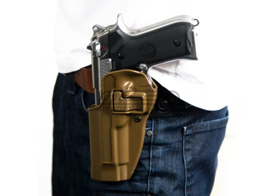 BLACKHAWK SERPA CQC Holster for Beretta M9 ( Coyote / Left Handed )