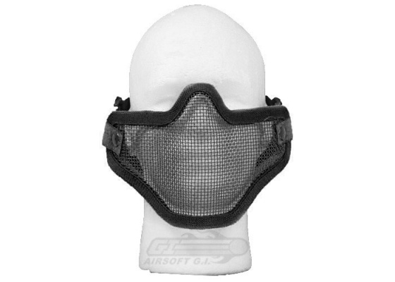 Bravo Strike Steel Half-Face Mesh Mask ( Black )