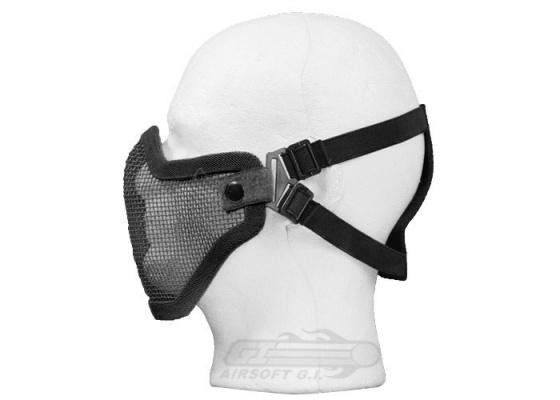 Bravo Strike Steel Half-Face Mesh Mask ( Black )