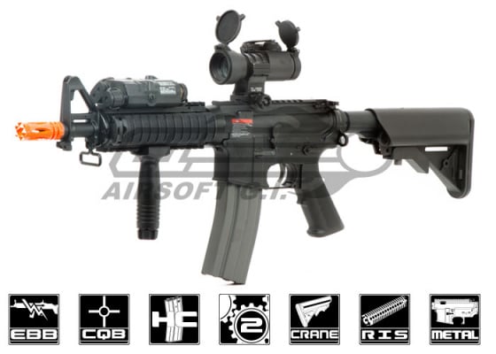 G&G GR16 CQB R M4 AEG Airsoft Rifle ( Black )