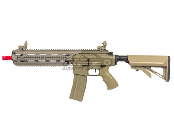 ICS CXP-16 L Pro M4 Carbine AEG Airsoft Rifle w Barrel Extension ( Tan )