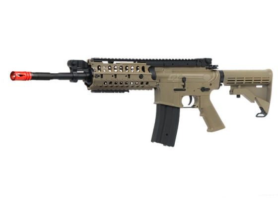 JG F6613TAN SR16 RIS M4 Carbine AEG Airsoft Rifle Enhanced Version ( Tan )