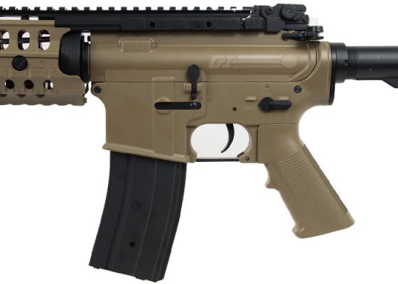 JG F6613TAN SR16 RIS M4 Carbine AEG Airsoft Rifle Enhanced Version ( Tan )