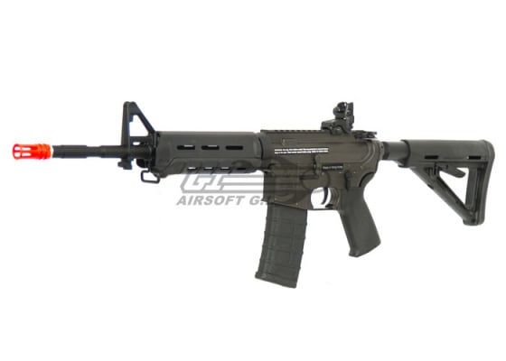 King Arms Smith & Wesson M&P15 MOE Carbine AEG Airsoft Rifle ( Black )