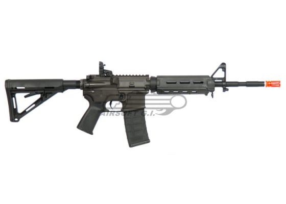King Arms Smith & Wesson M&P15 MOE Carbine AEG Airsoft Rifle ( Black )