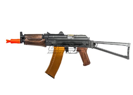 Lancer Tactical LT07W AKS74UN Carbine AEG Airsoft Rifle ( Imitation Wood )