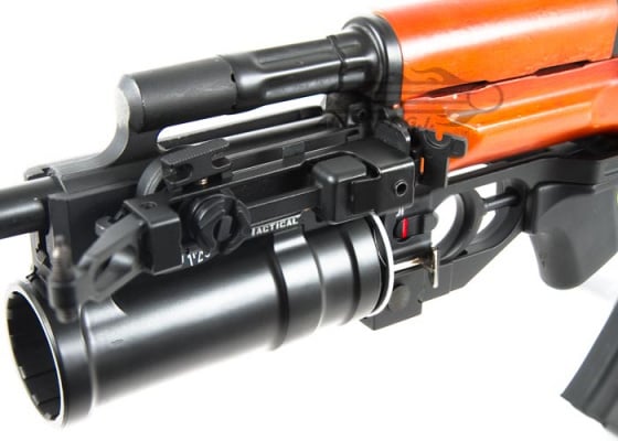 Lancer Tactical AK Grenade Launcher w/ Grenade Shell ( Black )