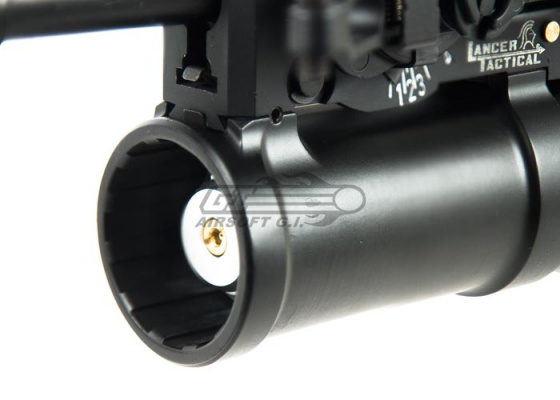 Lancer Tactical AK Grenade Launcher w/ Grenade Shell ( Black )