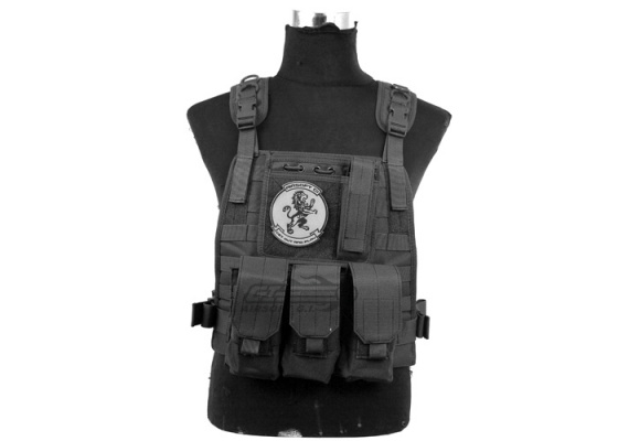 Lancer Tactical Spec Op Molle Plate Carrier ( Black )