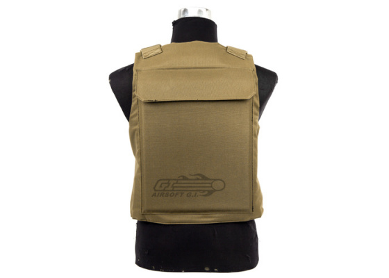 Lancer Tactical Slick Plate Carrier ( Tan )