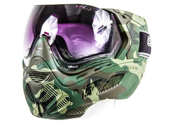 Sly Profit Full Camo Face Mask ( Woodland )