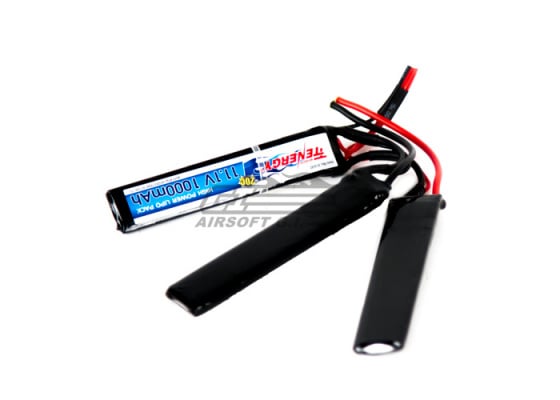 Tenergy LiPo 11.1v 1000mAh 3s 20C Tri-panel Pack Battery