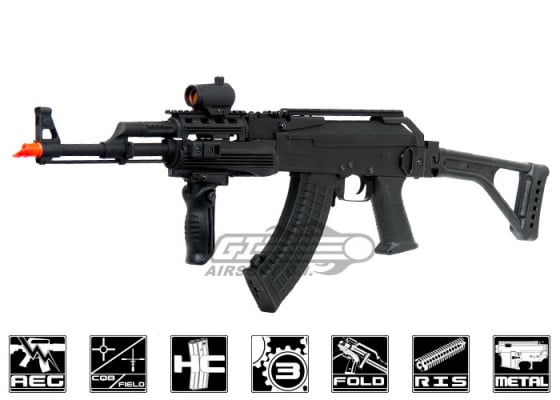 CYMA CM039U AK47 Tactical AEG Airsoft Rifle ( Black )