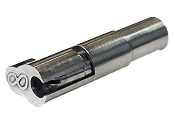 Airsoft Masterpiece Infinity Styled Stainless Steel CNC Magazine Release ( Silver )