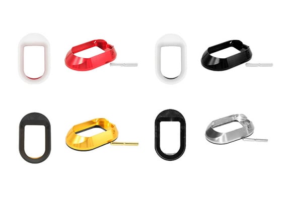 Airsoft Masterpiece Aluminum Magwell Small Ice Hi-Capa ( Option )