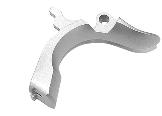 Airsoft Masterpiece STI Styled Beavertail Grip Safety Hi-Capa Type 2 ( Silver )