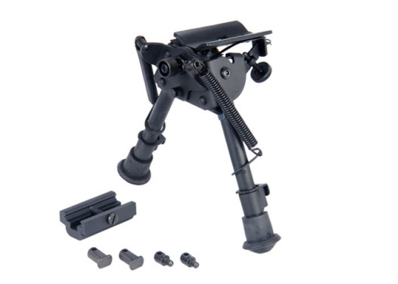 D Boy BIM-3 Hero Short Spring Return Bipod ( Black )