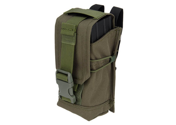 Tac 9 Code11 Triple M4 / M16 Magazine MOLLE Pouch ( OD Green )