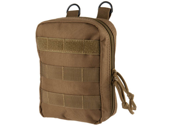 Lancer Tactical EMT First Aid Pouch w/ MOLLE Webbing ( Tan )