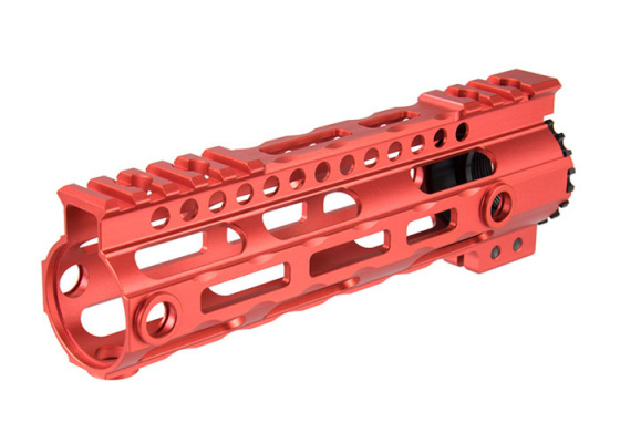 Lancer Tactical Lightweight Free Float 7" M-LOK Aluminum Handguard ( Red )