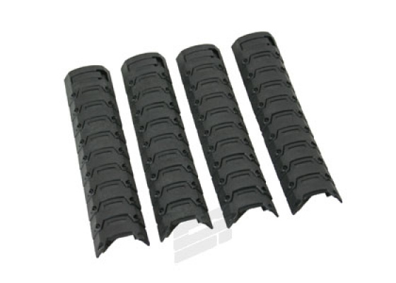 D Boy Armor Rail Cover 4 PK ( Black )