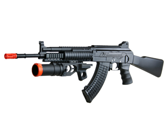 JG JG0516T Tactical AK47 RIS AEG Airsoft Rifle ( Black )