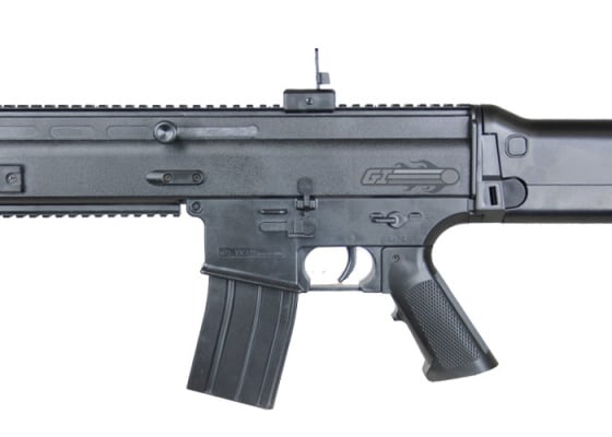 LH MK16 Carbine Spring Powered Airsoft Rifle ( Black )