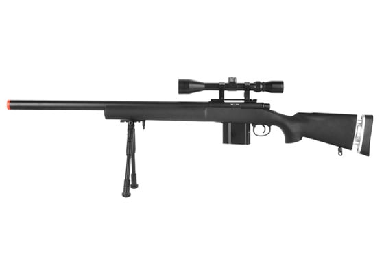 Well MB4404D M24 Sniper Rifle W/ Scope & Bipod ( Black )