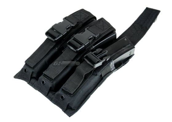 Condor Outdoor Triple SMG MOLLE Pouch ( Black )